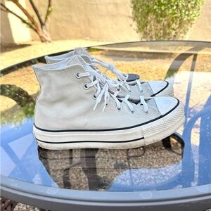 Converse White High-Top Sneakers